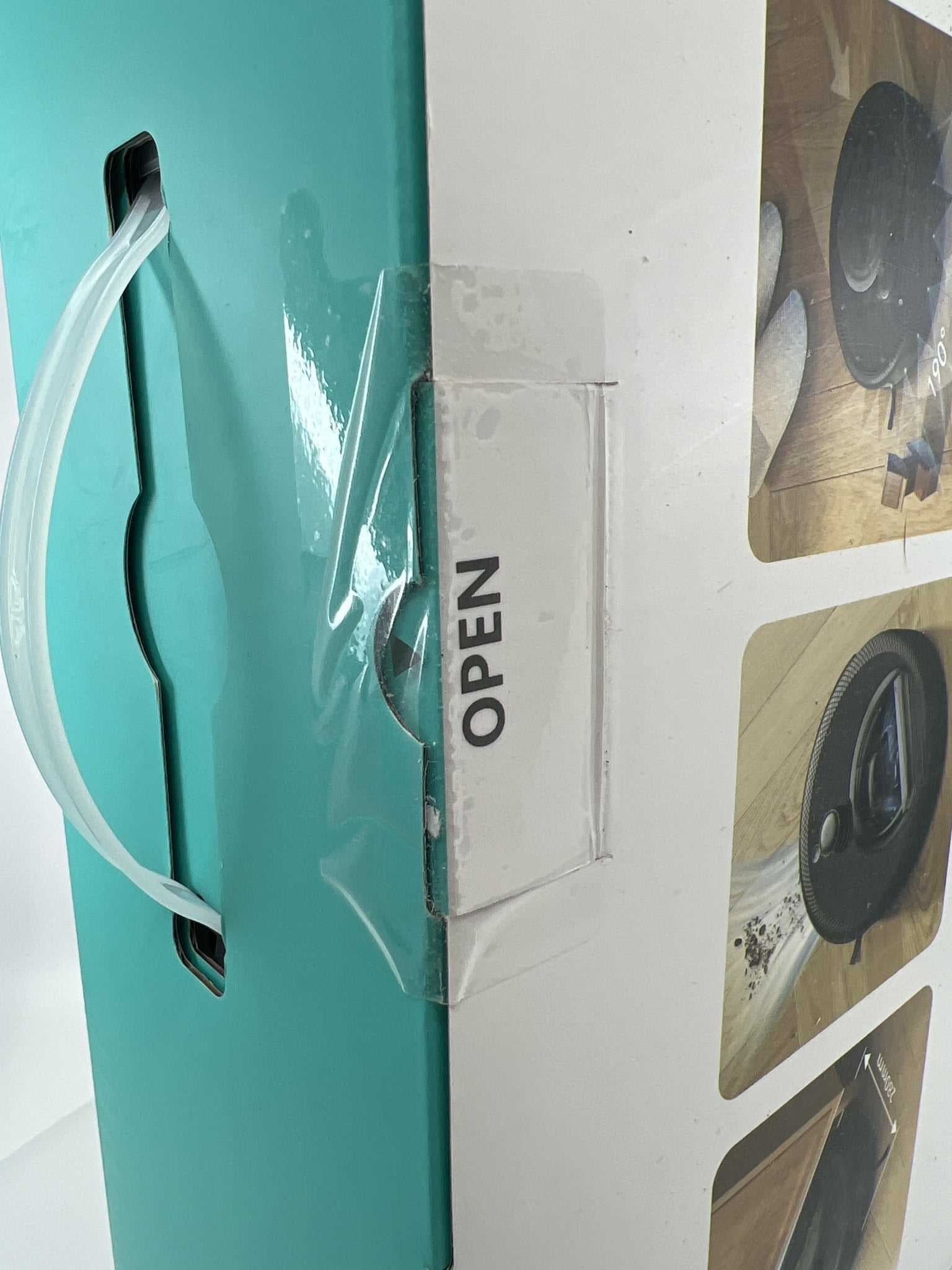 Lefant M330 Pro Robot Vacuum Sealed Box Side View
