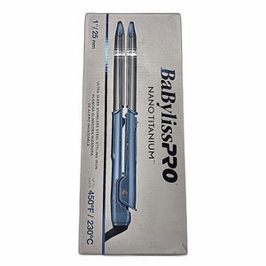 BaBylissPRO BNT411T styling iron front of box