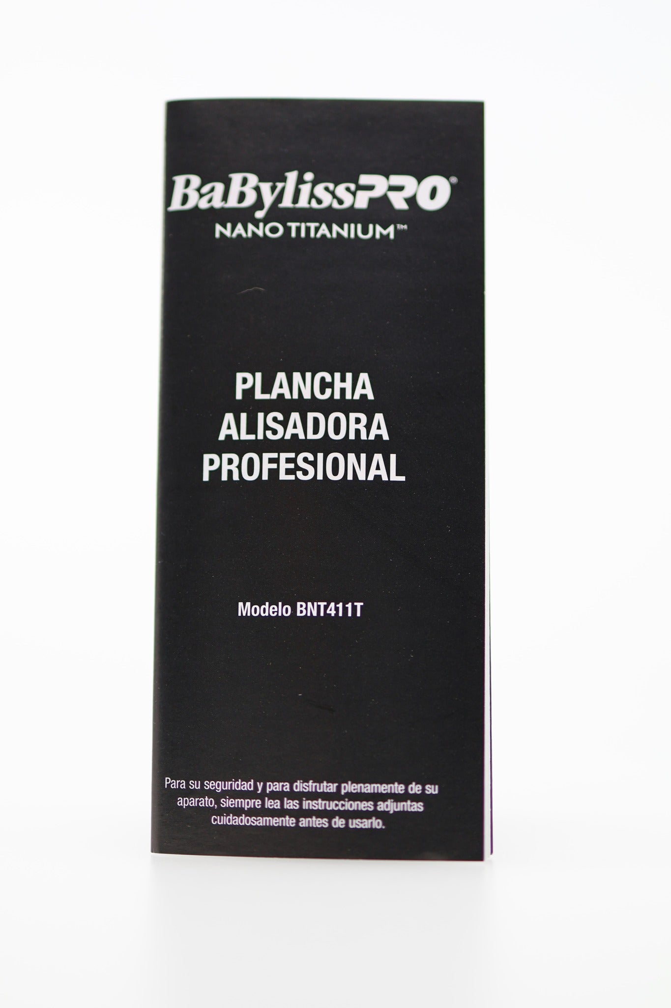 BaBylissPRO BNT411T instruction manual