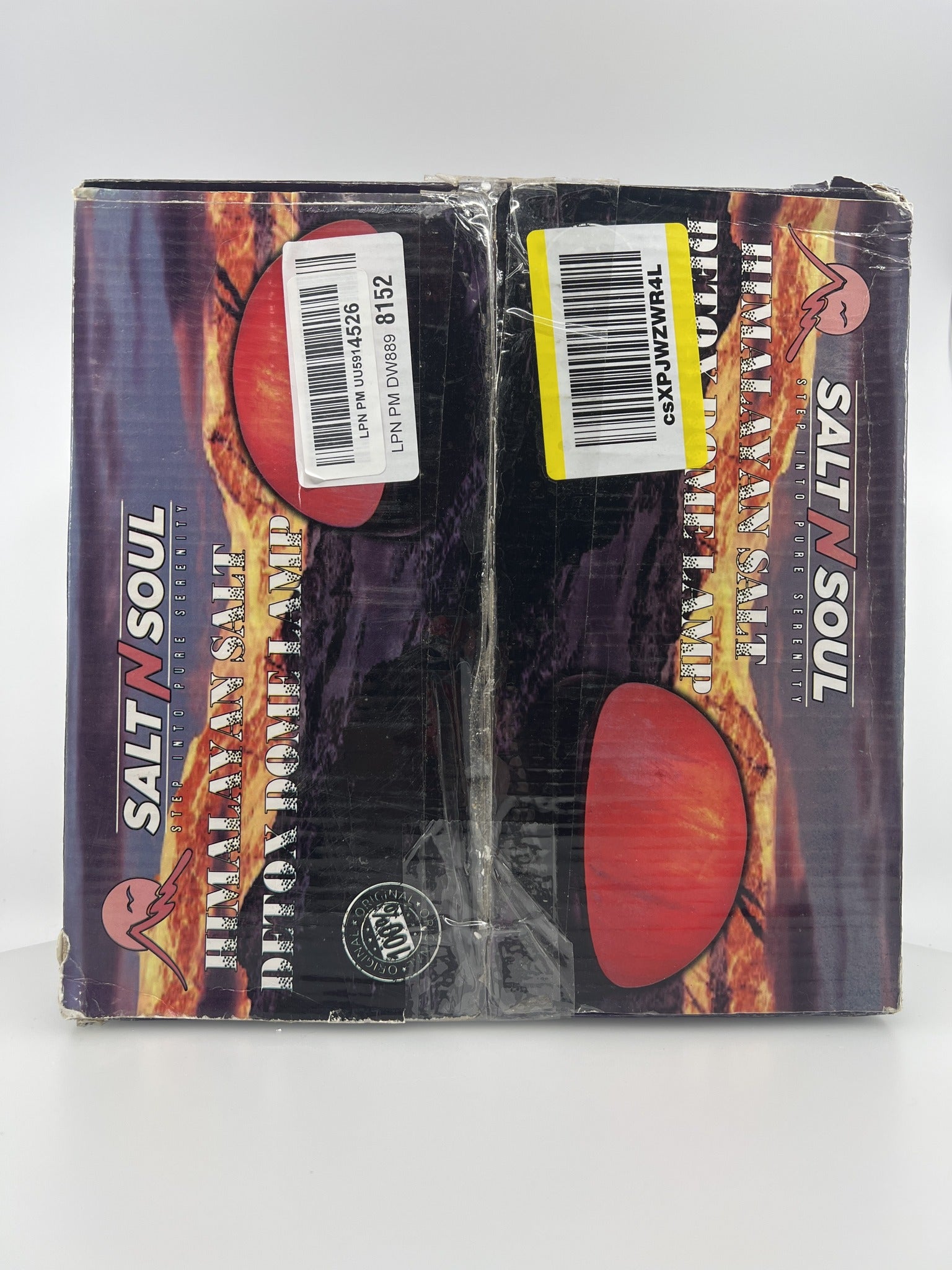 Salt N Soul Himalayan Salt Foot Detox Dome Lamp box top