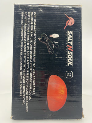 Salt N Soul Himalayan Salt Foot Detox Dome Lamp box back