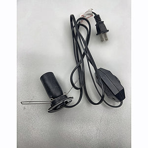 Salt lamp dimmer cord and plug