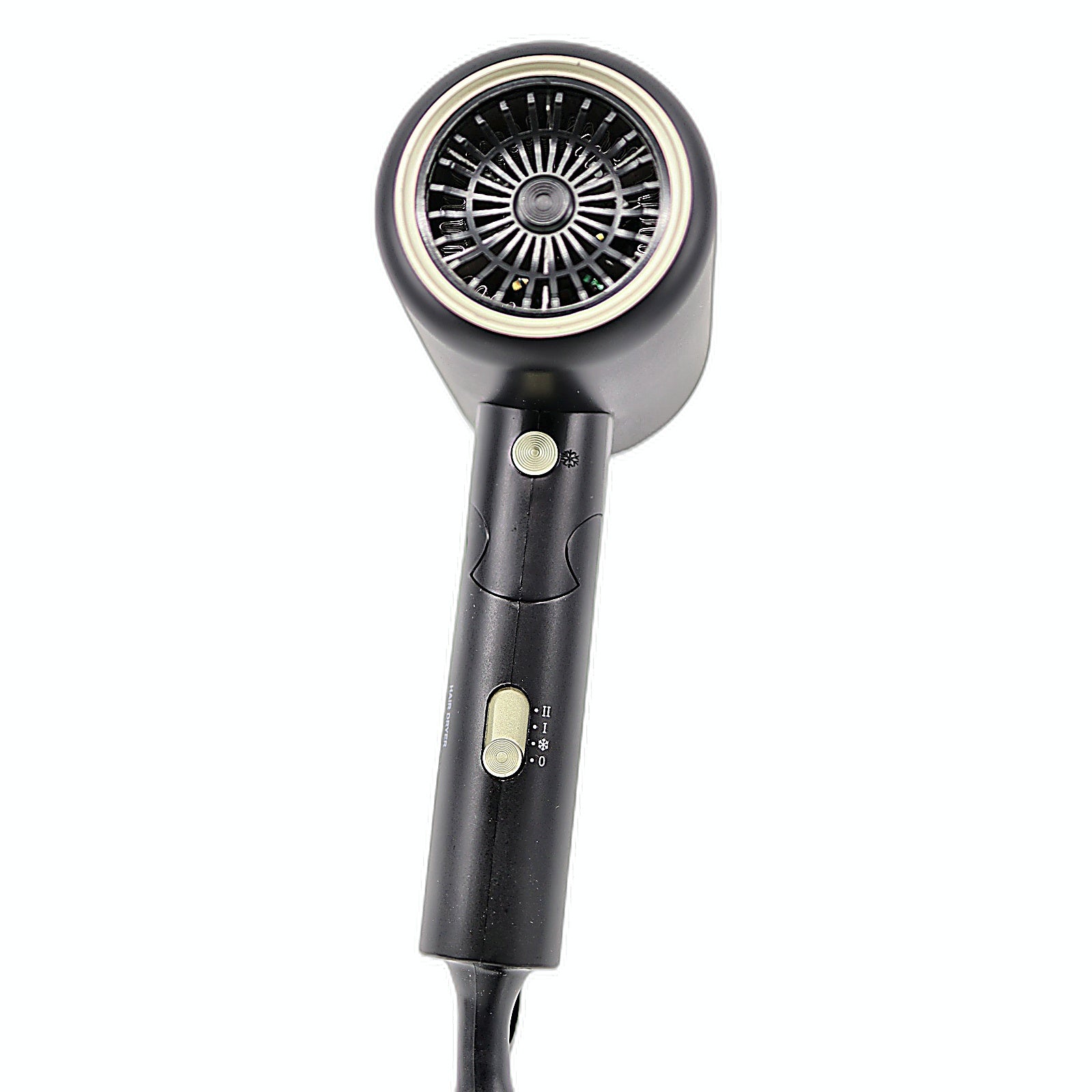 MESHEEN CFJ-06 hair dryer front intake fan view with controls