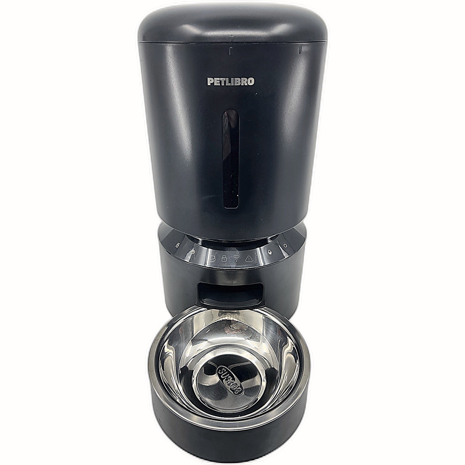 PETLIBRO Granary automatic feeder unit with stainless steel bowl side view