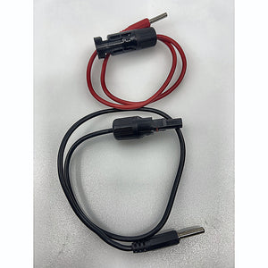 Elejoy EY1800W solar tester MC-4 connector cables red and black