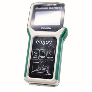 Elejoy EY1800W solar panel multimeter front panel with LCD display