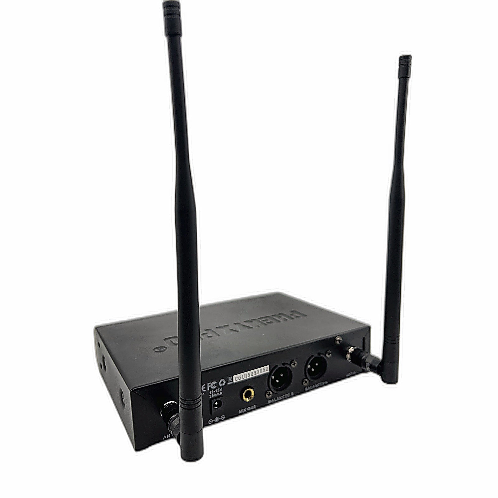 Phenyx Pro PTU-52 receiver rear panel XLR outputs