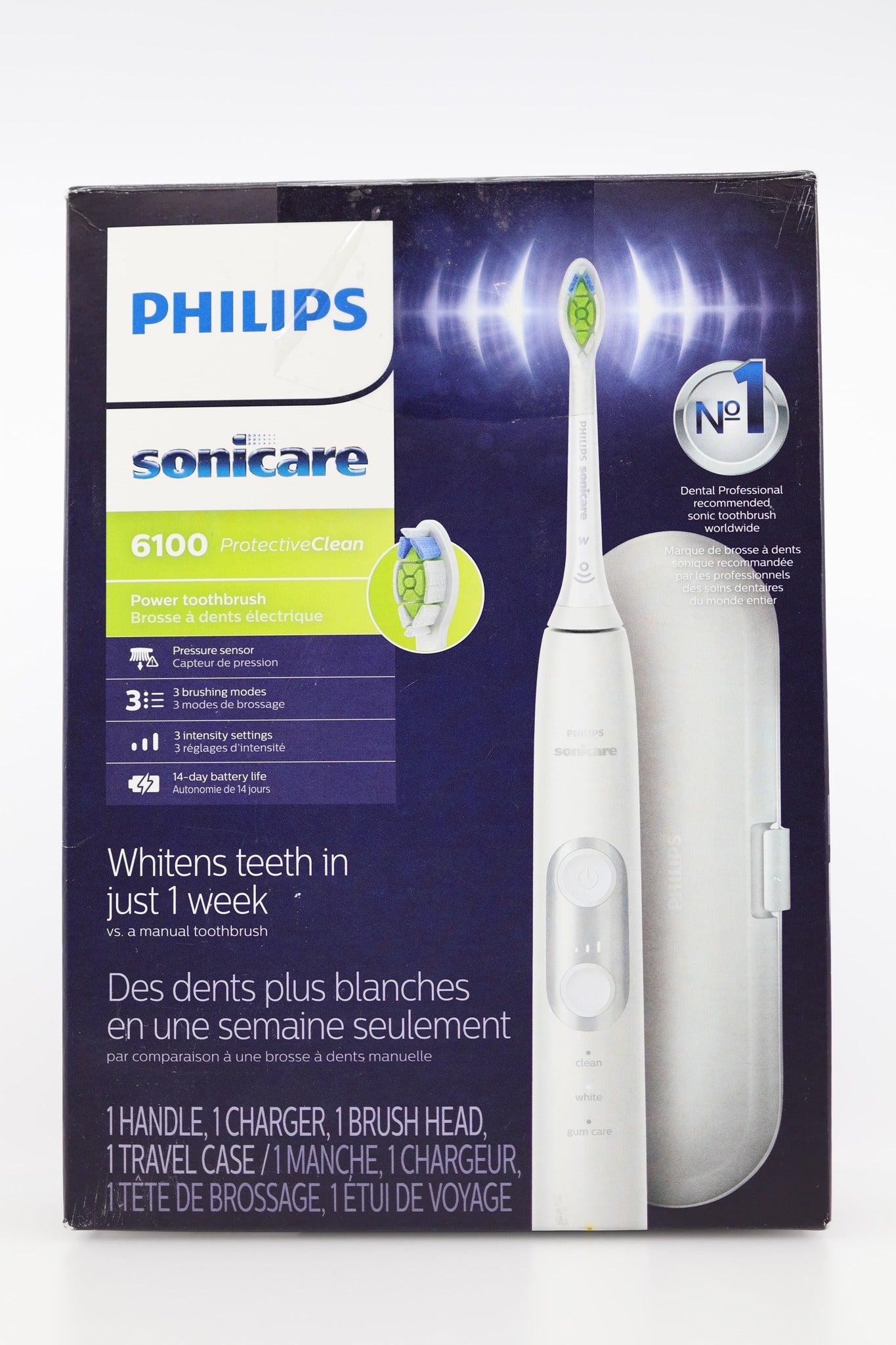 Philips Sonicare 6100 box front full view
