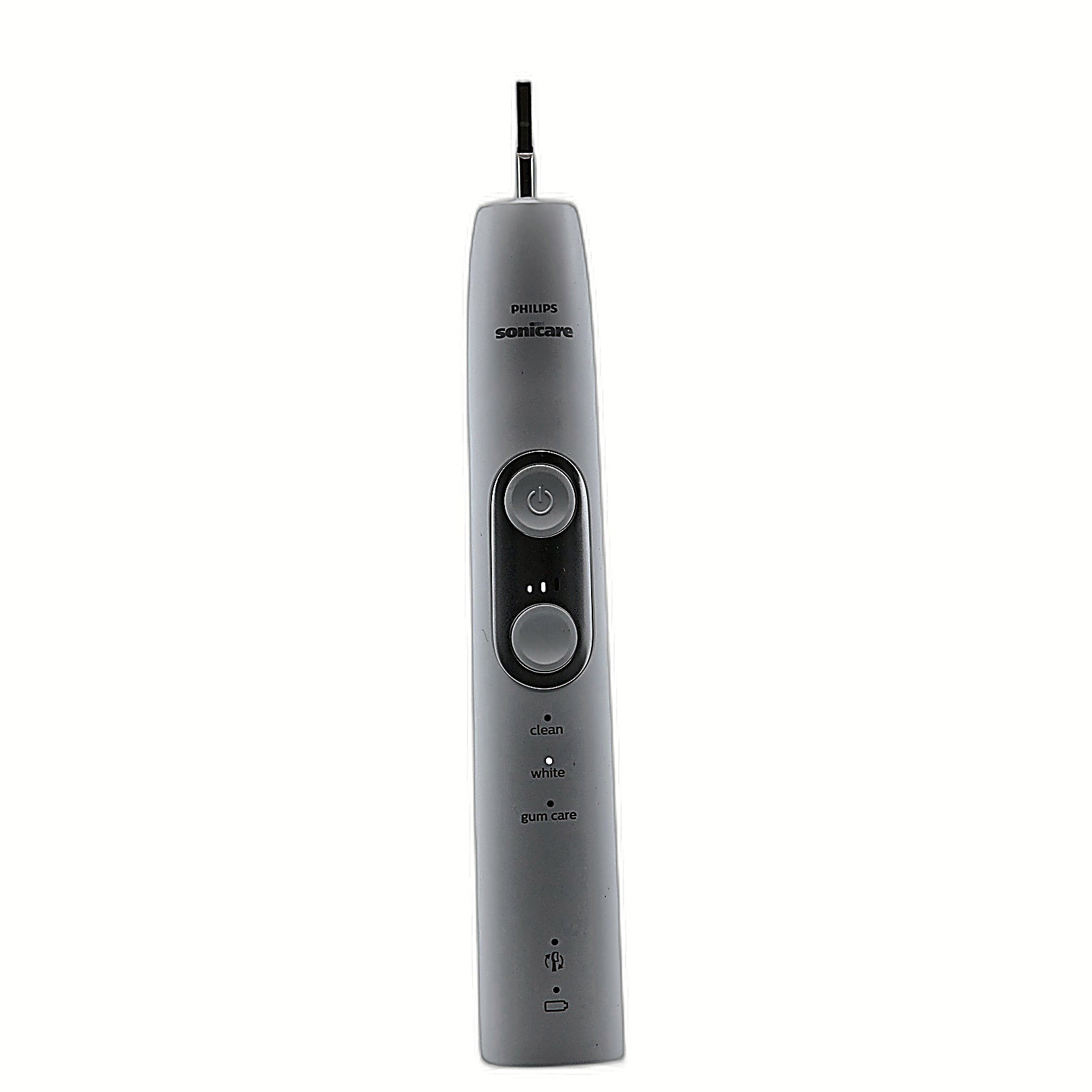 Philips Sonicare 6100 handle front view with mode indicators