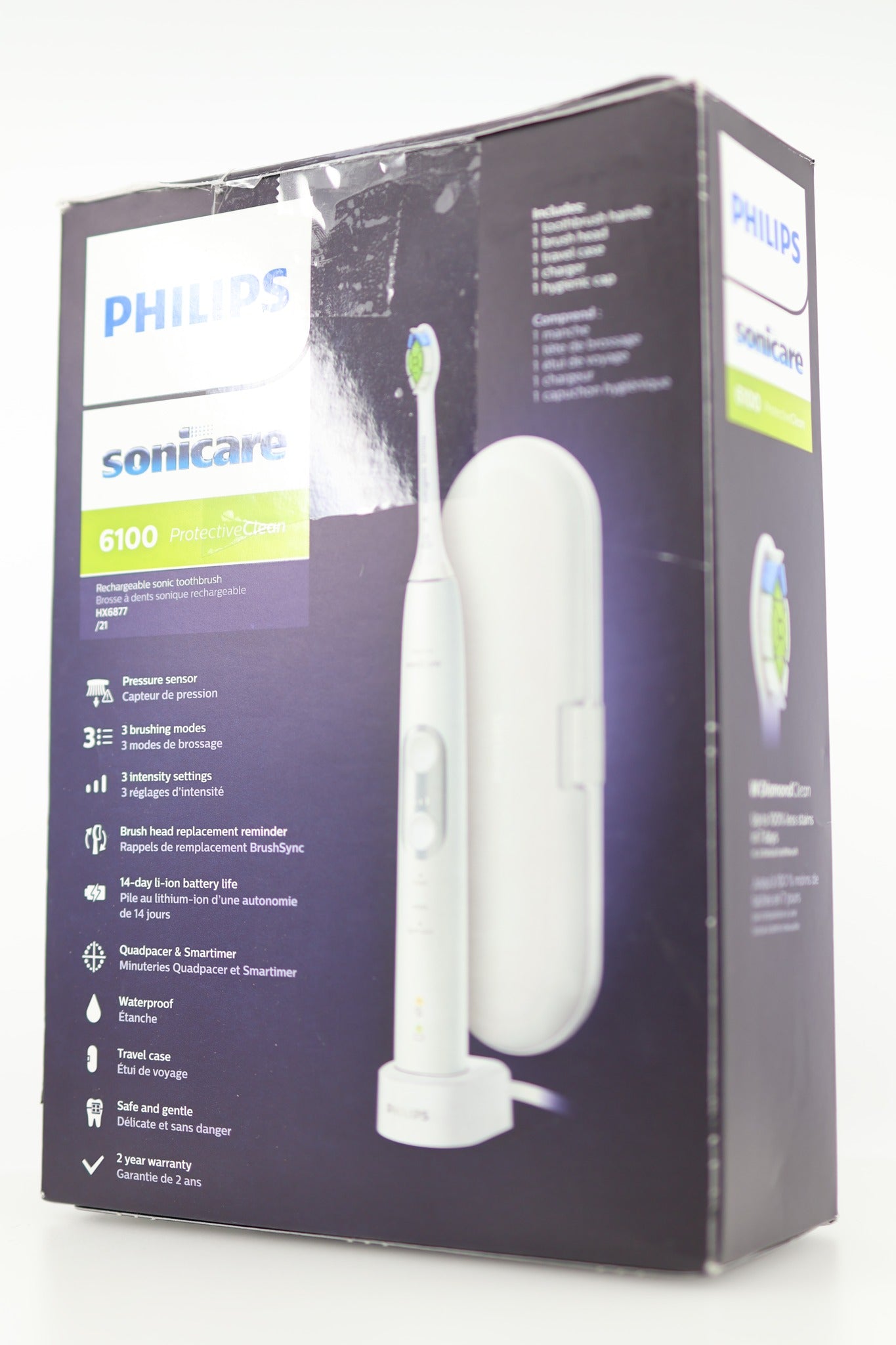 Philips Sonicare ProtectiveClean 6100 box angle