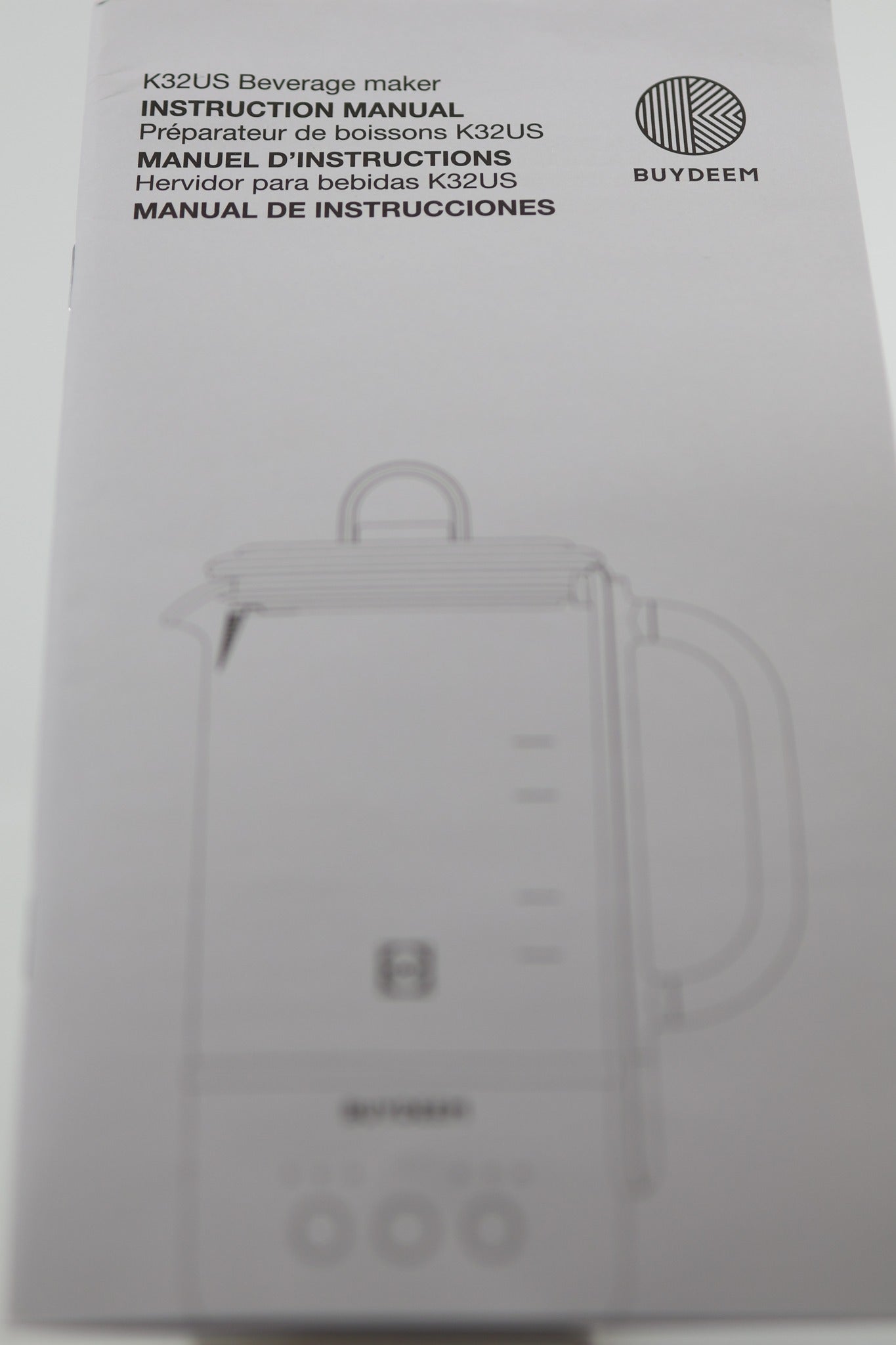 BUYDEEM K313 Travel Kettle instruction manual