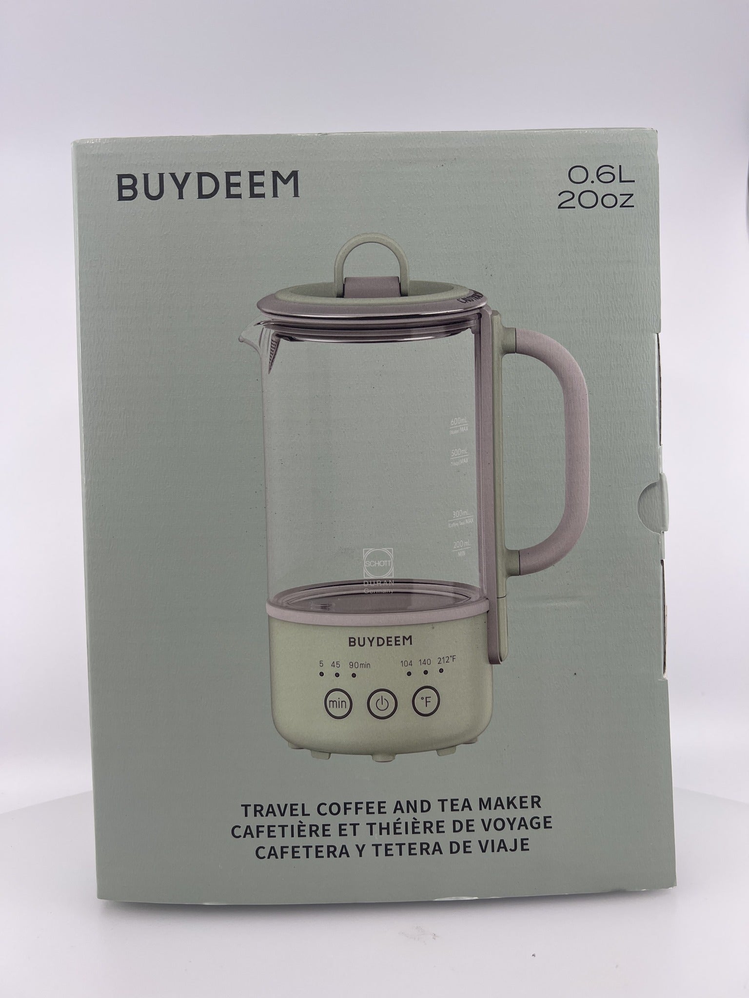 BUYDEEM K313 Travel Kettle front box