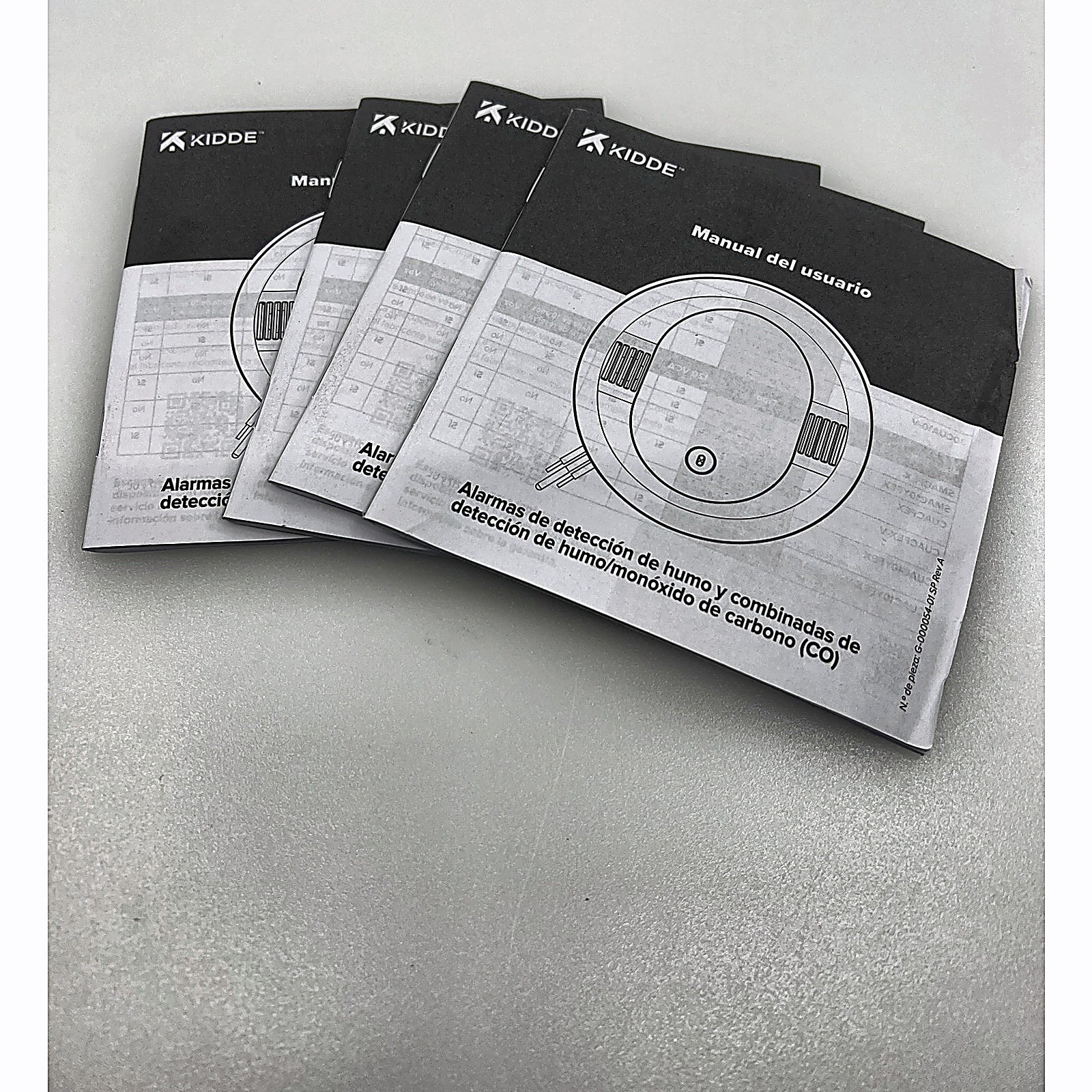 Kidde smoke detector user manuals 4-pack