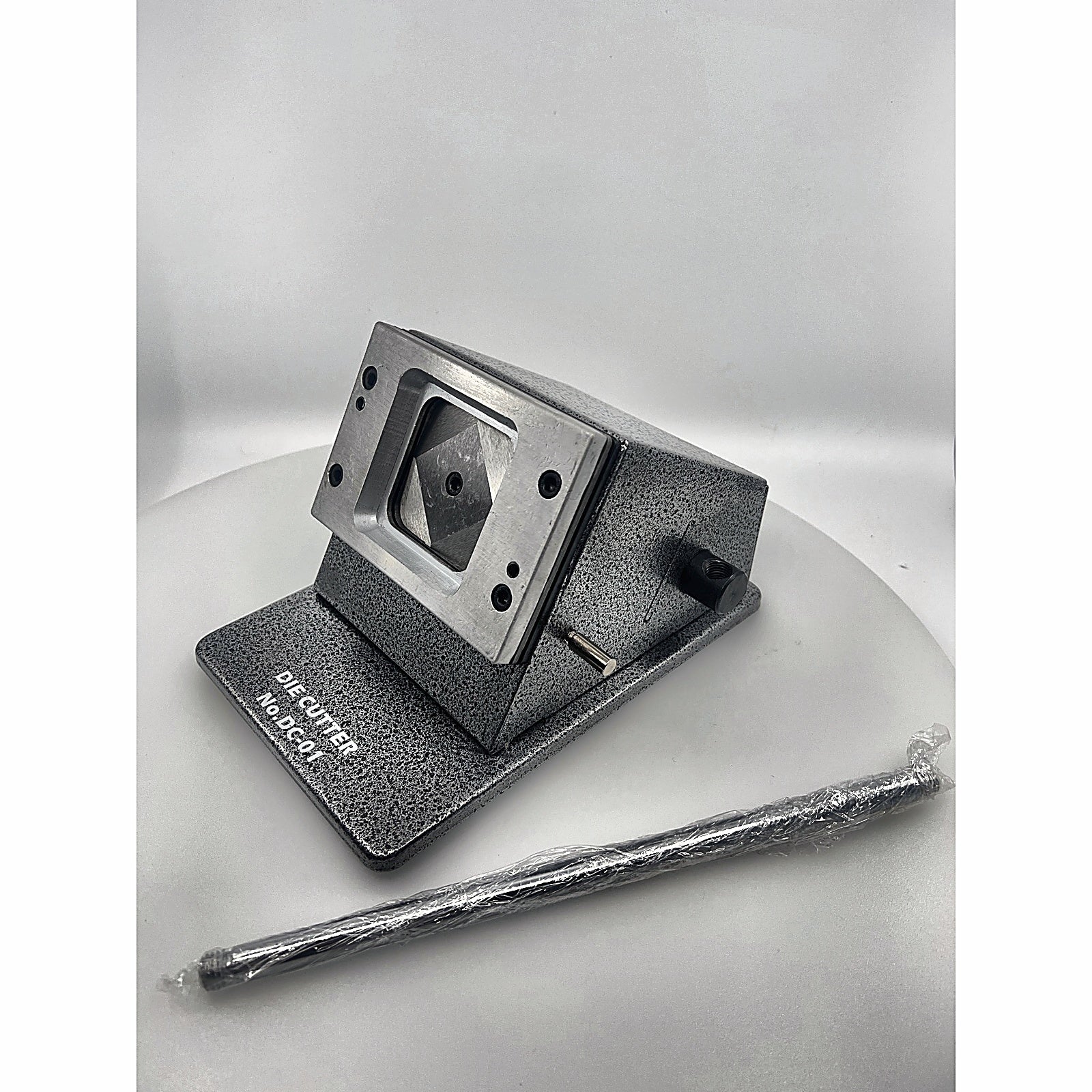 Saladulce Square Paper Punch Cutter with handle rod in plastic wrap