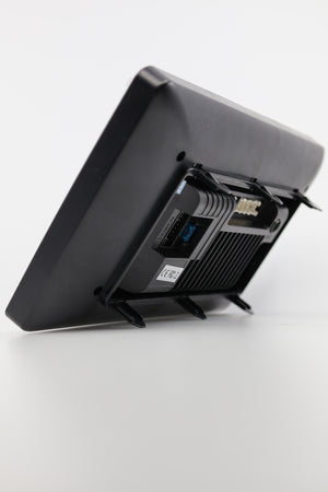 Sellrich car stereo side profile with mounting brackets