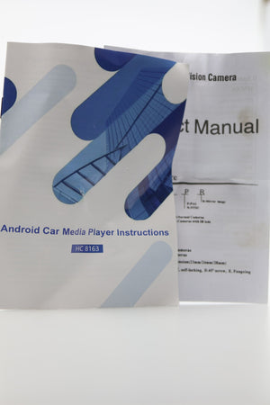 Android Car Media Player instruction manuals