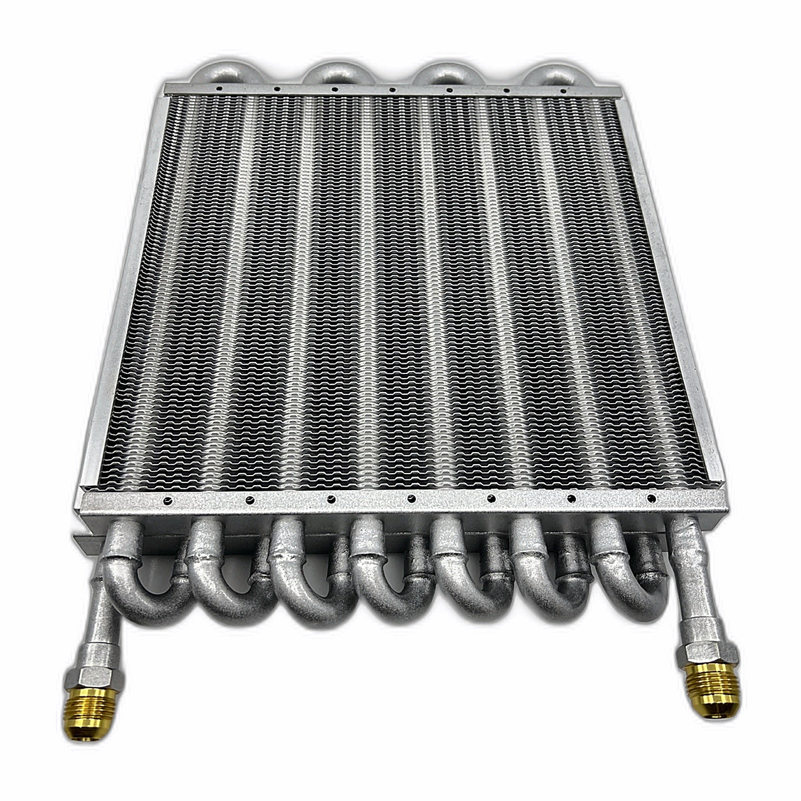 TIEVISHO 16-Pass Transmission Cooler 8AN — T6061 Aluminum