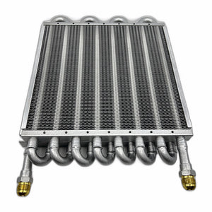 TIEVISHO 16-Pass Transmission Cooler 8AN — T6061 Aluminum
