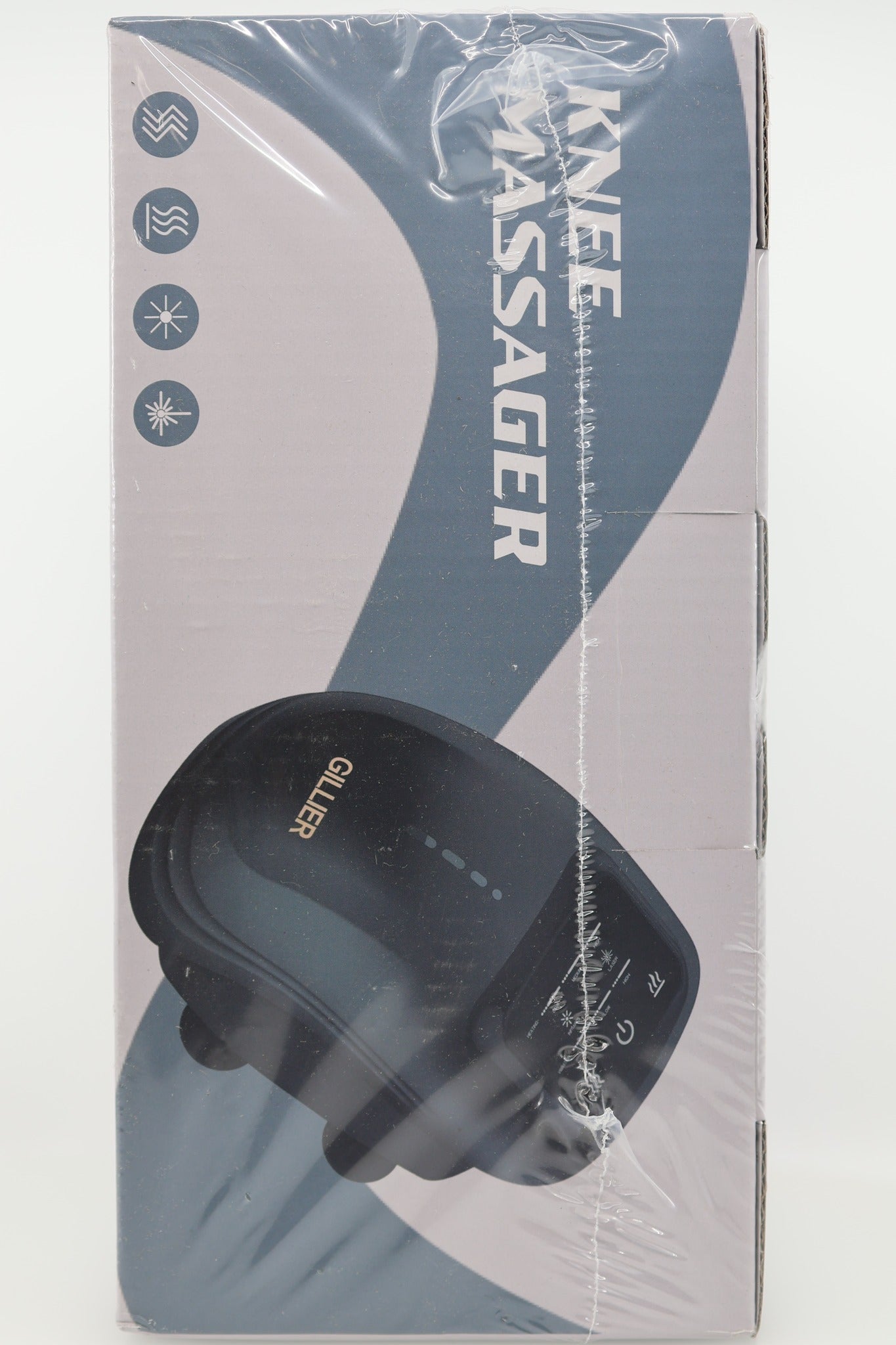 GILLIER Knee Massager sealed box side view