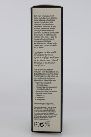 Oribe Gold Lust Hair Oil box ingredients side