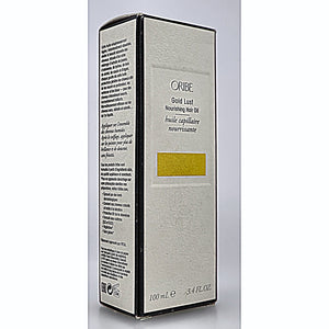 Oribe Gold Lust Hair Oil box opposite side panel