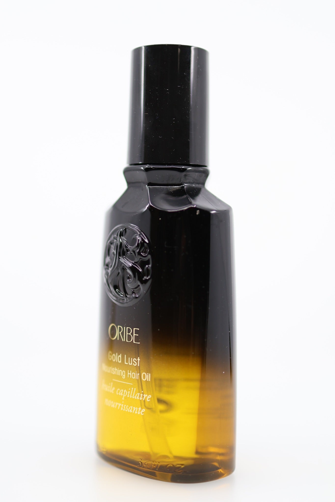 Oribe Gold Lust Hair Oil bottle angle