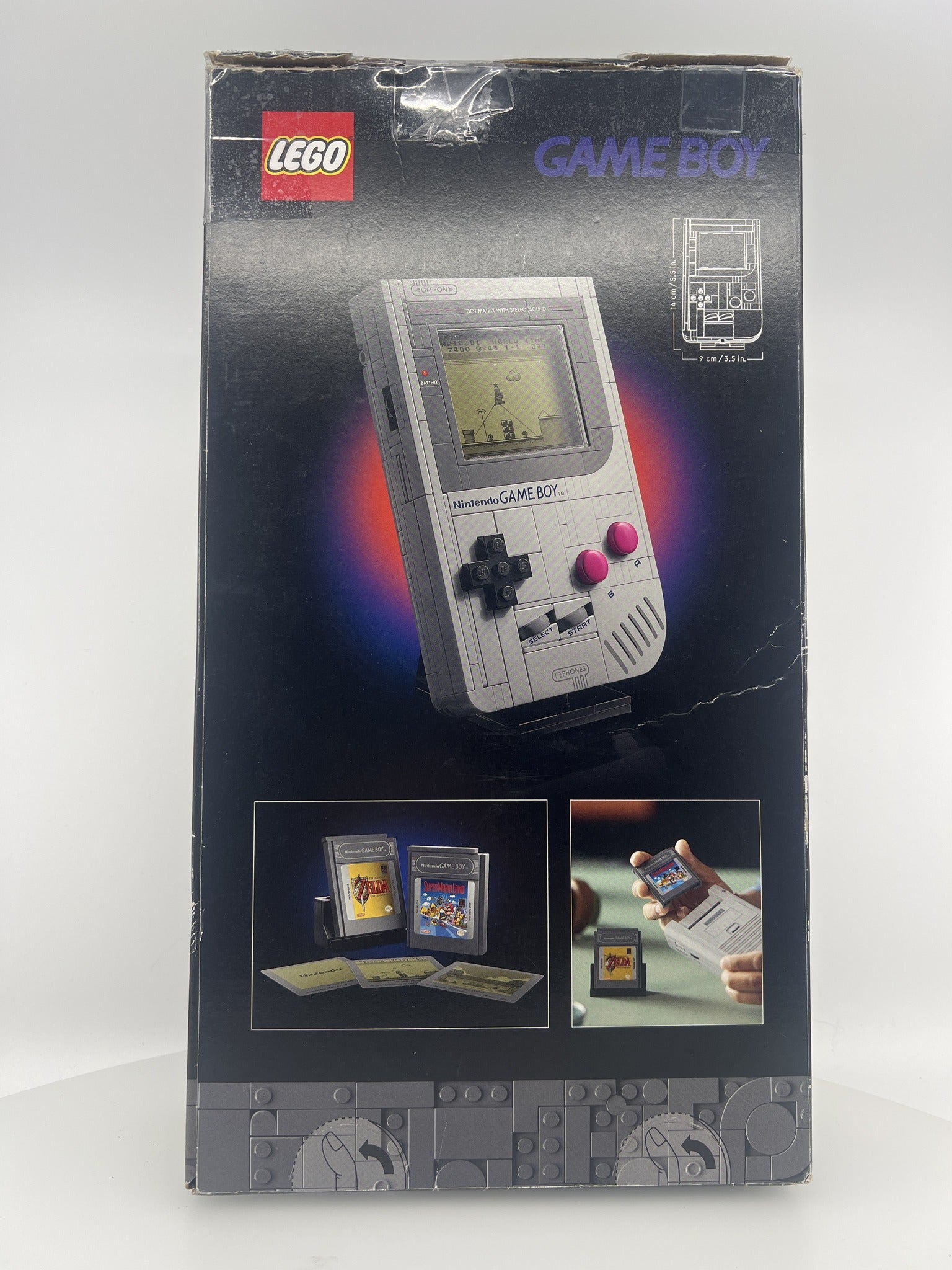 LEGO Game Boy 72046 box side panel