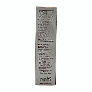 Clarins Skin Illusion Foundation box side benefits panel