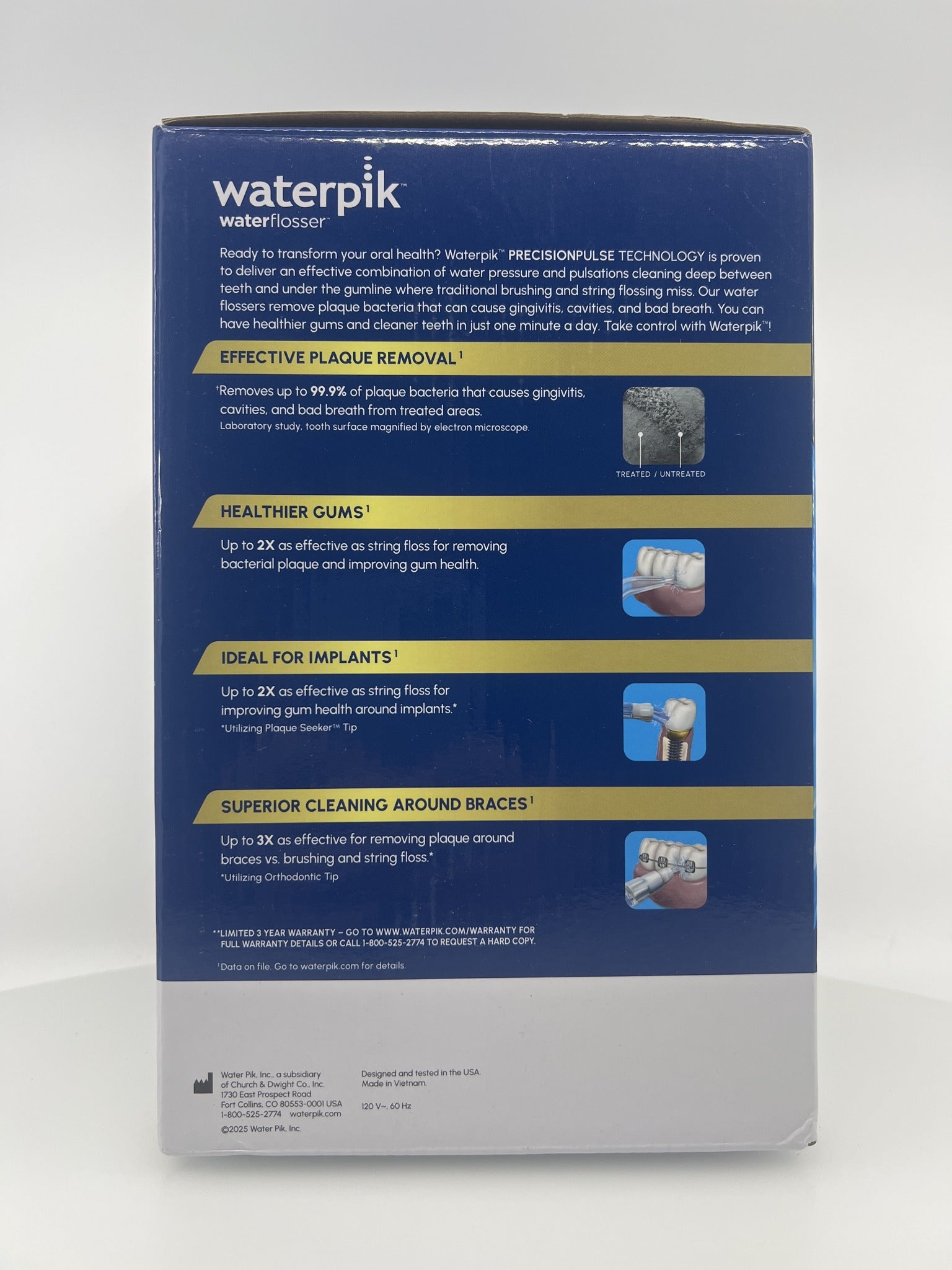 Waterpik Aquarius Water Flosser WP-663 — 10 Settings, 7 Tips