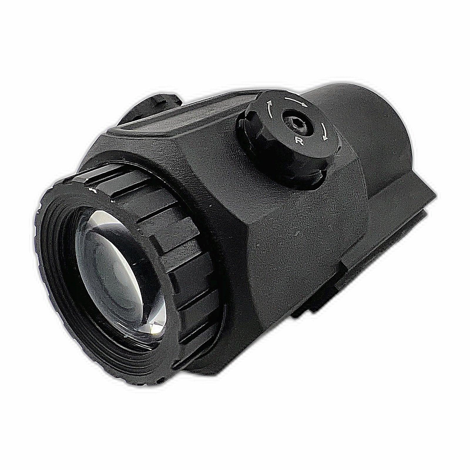 Gotical 4X Magnifier Scope front lens angle view