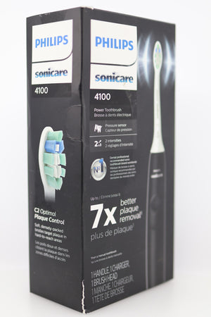 Philips Sonicare 4100 Electric Toothbrush Handle Front with Brush Head