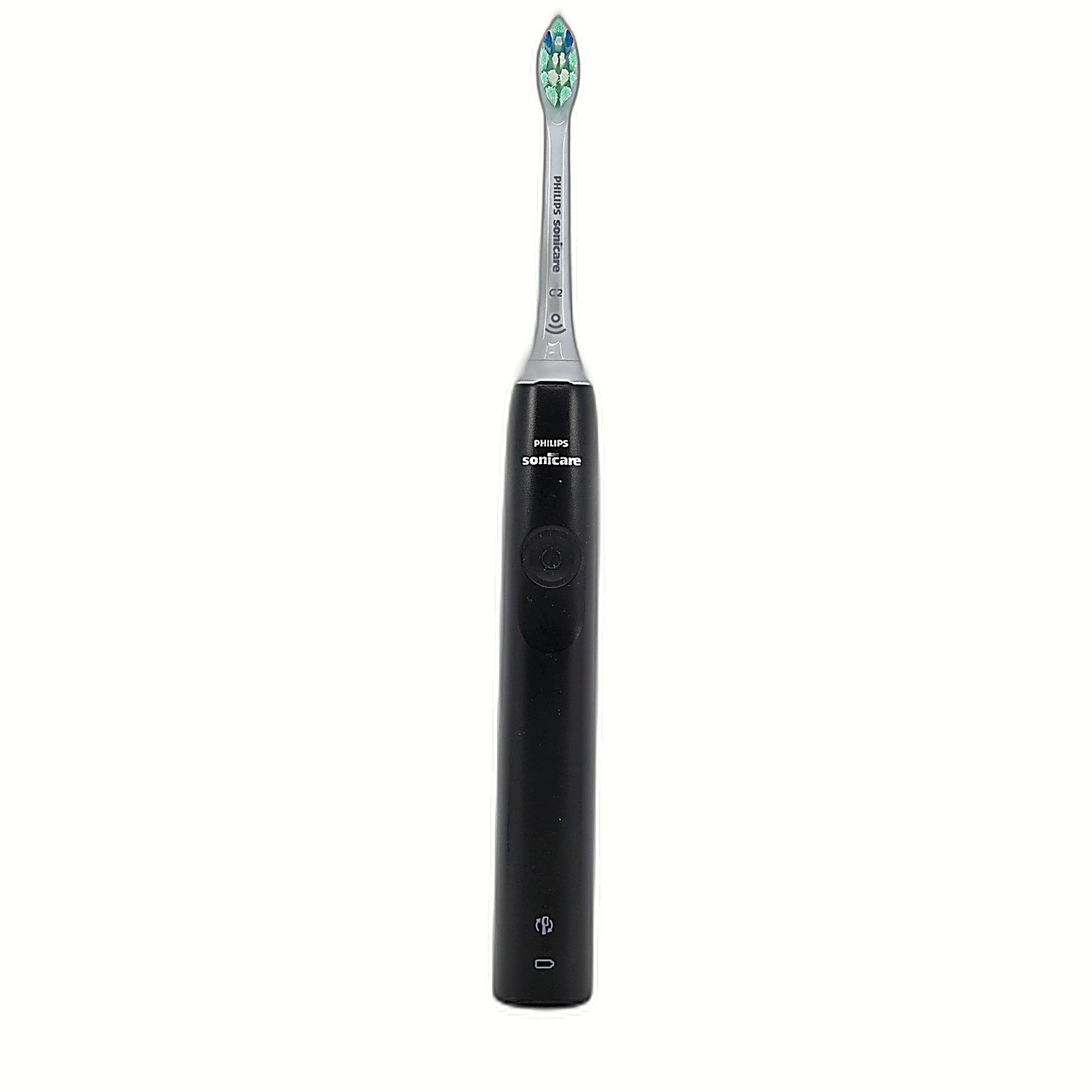 Philips Sonicare 4100 Handle Power Button Close-Up