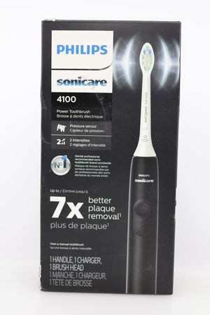 Philips Sonicare 4100 Electric Toothbrush Black Box Front