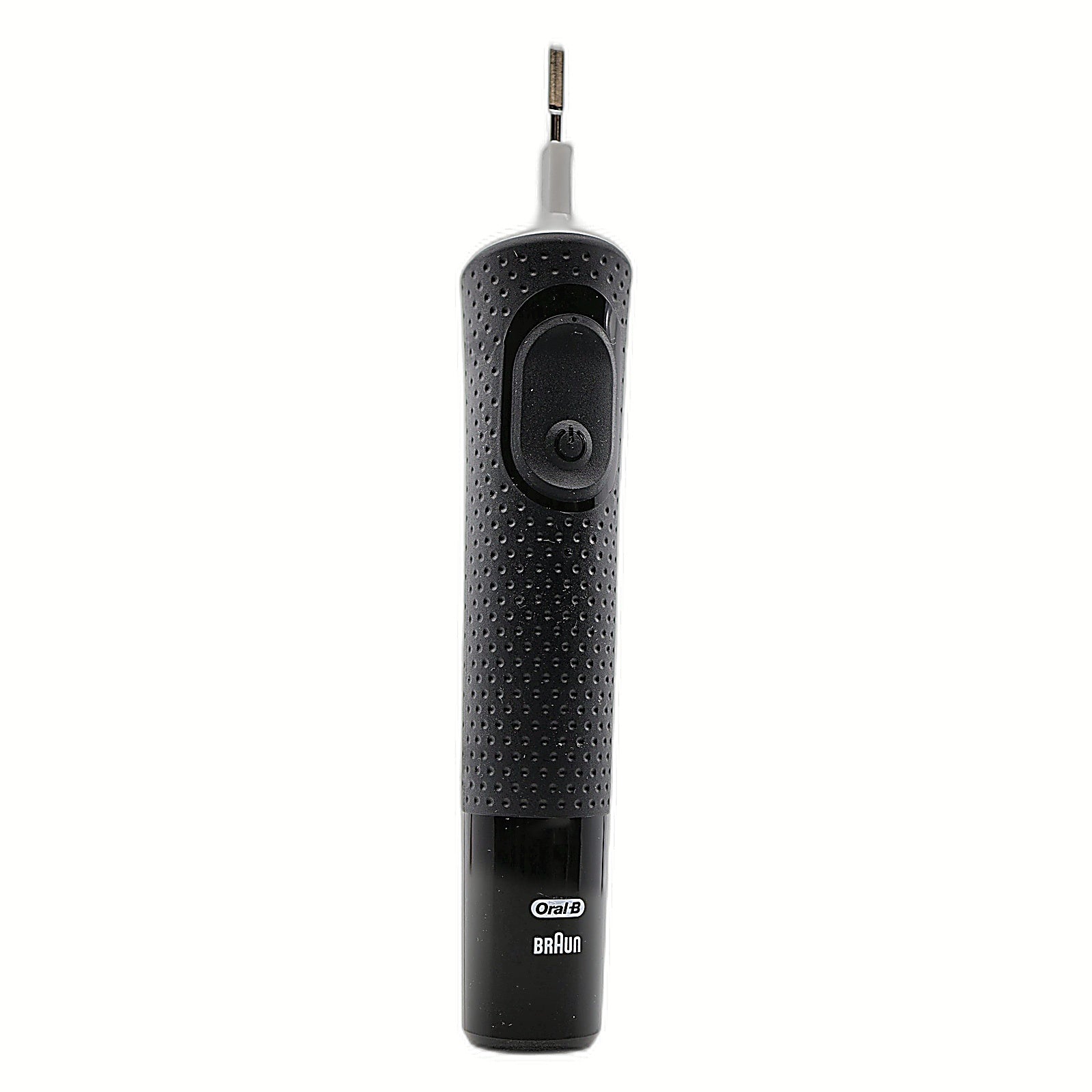 Oral-B Pro 500 black handle front view