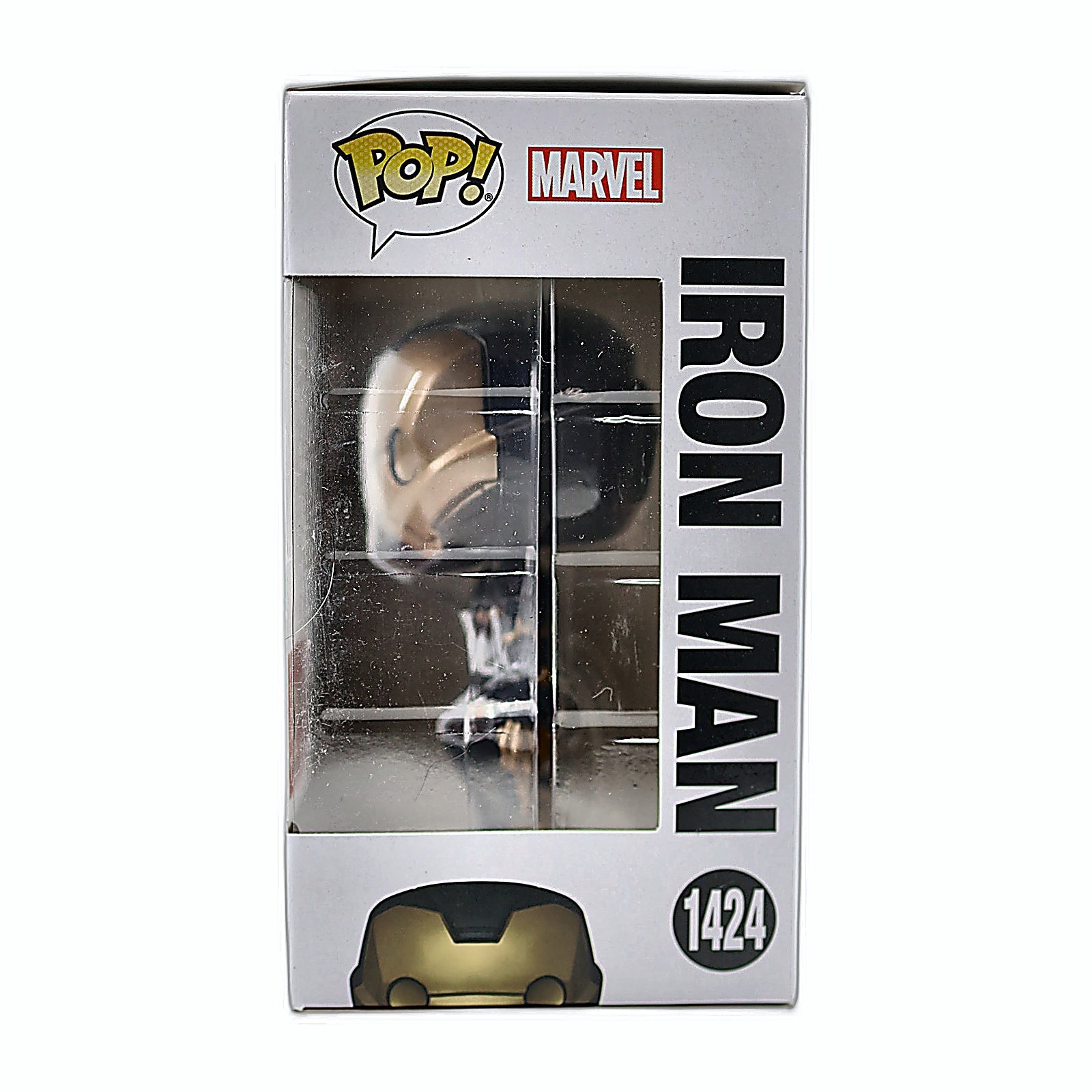 Funko Pop Iron Man 1424 box corner angle