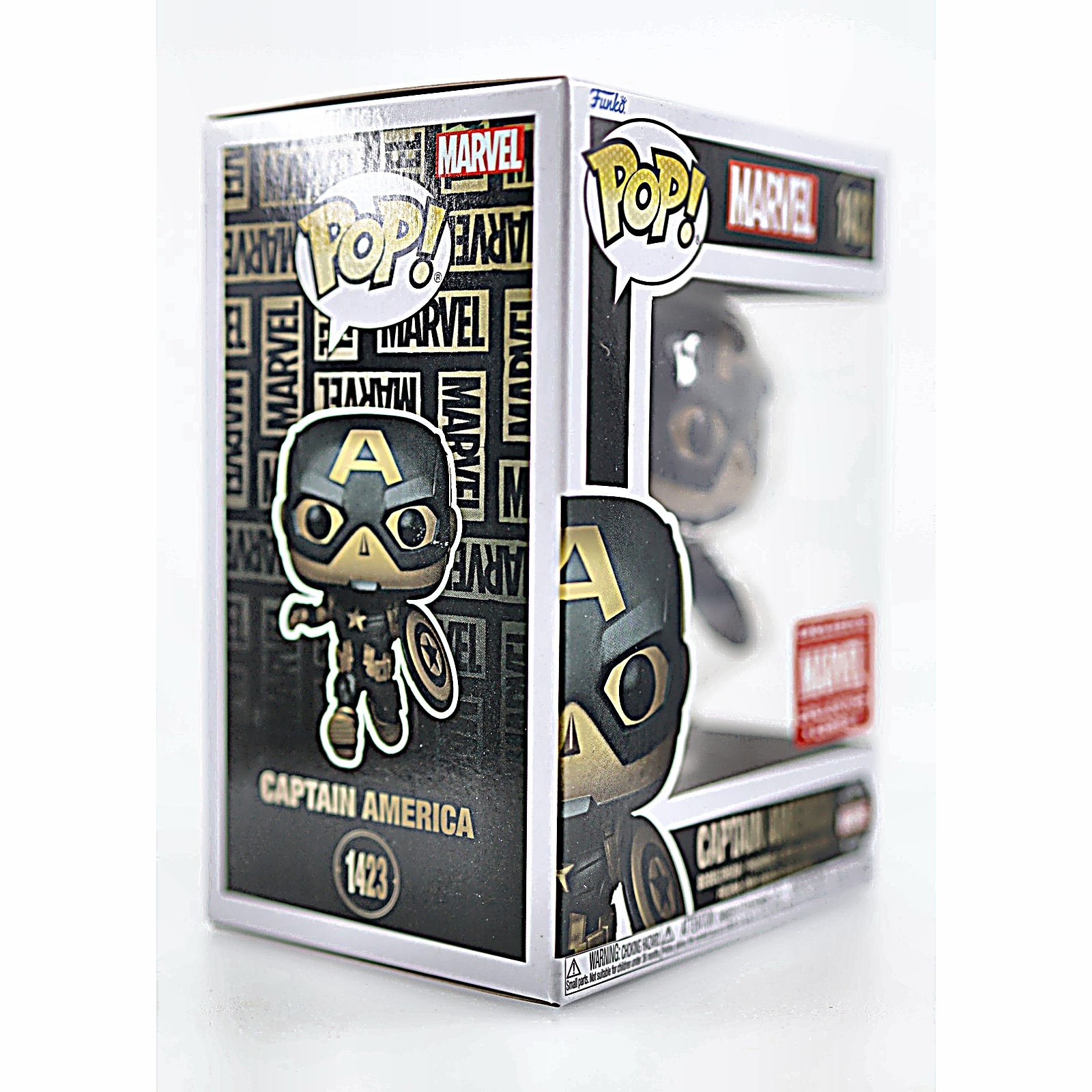 Funko Pop Iron Man 1424 box left side