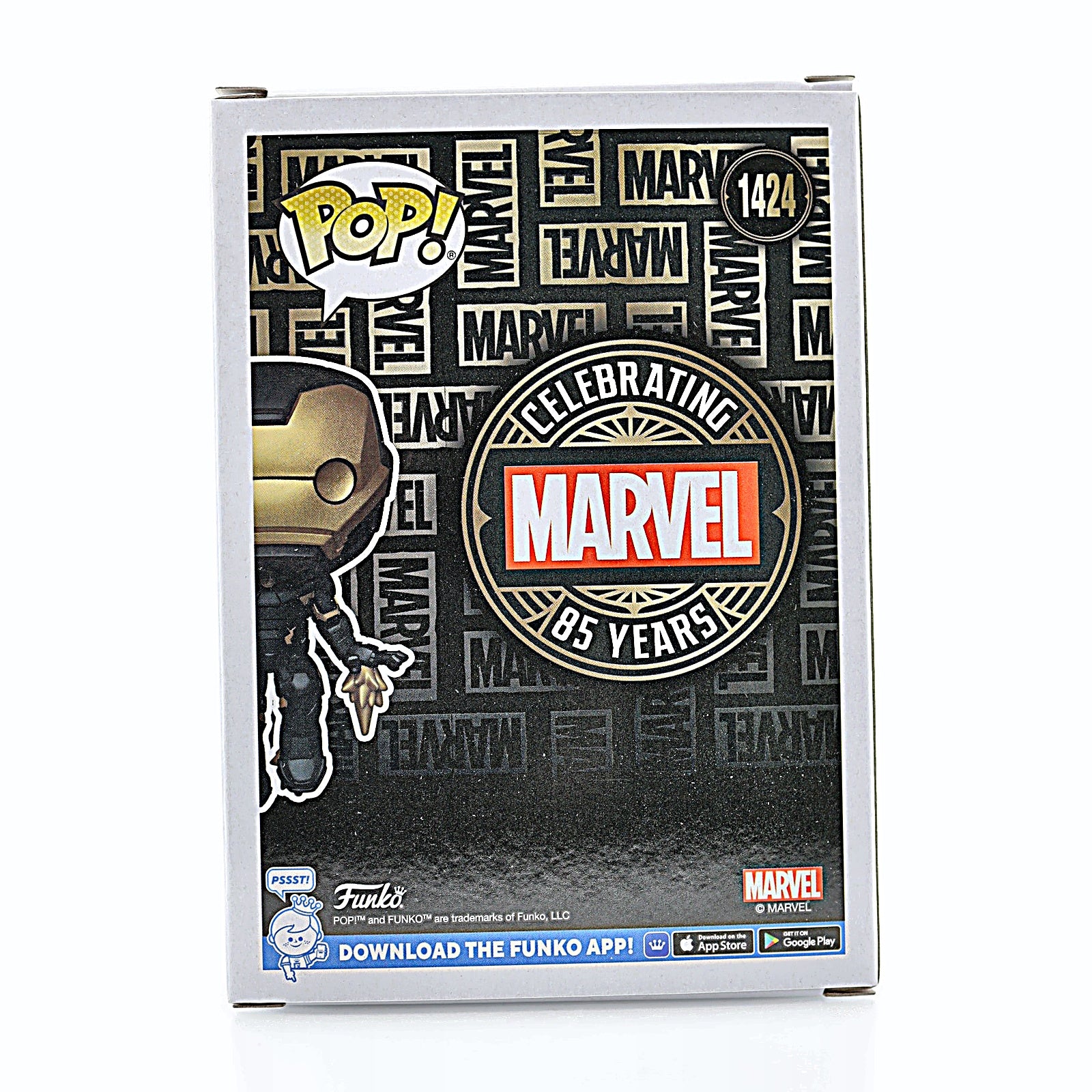 Funko Pop Iron Man 1424 figure side view