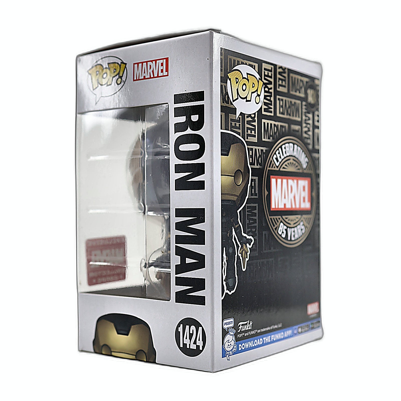 Funko Pop Iron Man 1424 figure front angle