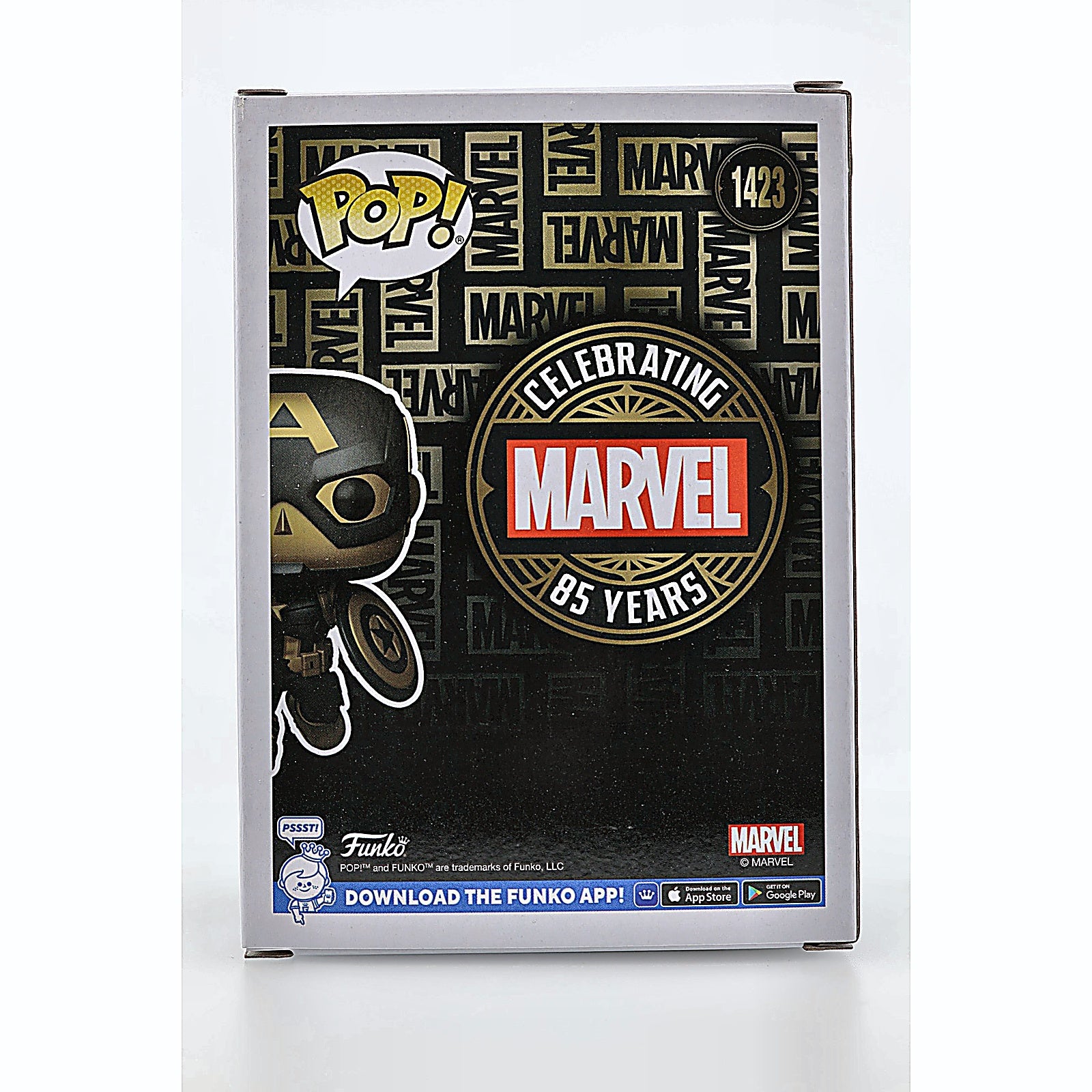 Funko Pop Captain America 1423 figure angle view