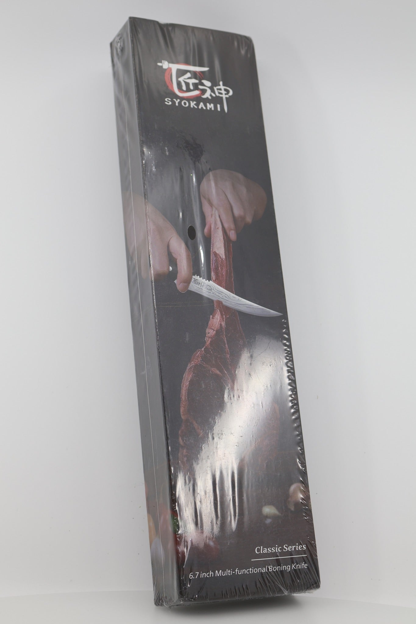 SYOKAMI Boning Knife Sealed Packaging Side View
