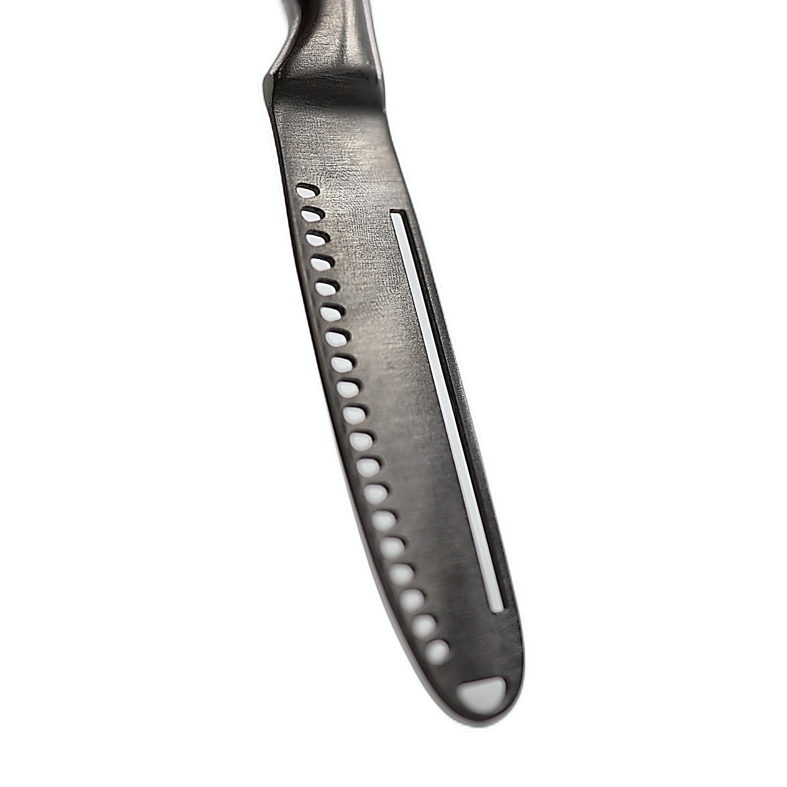 Apallas butter knife blade reverse side close-up