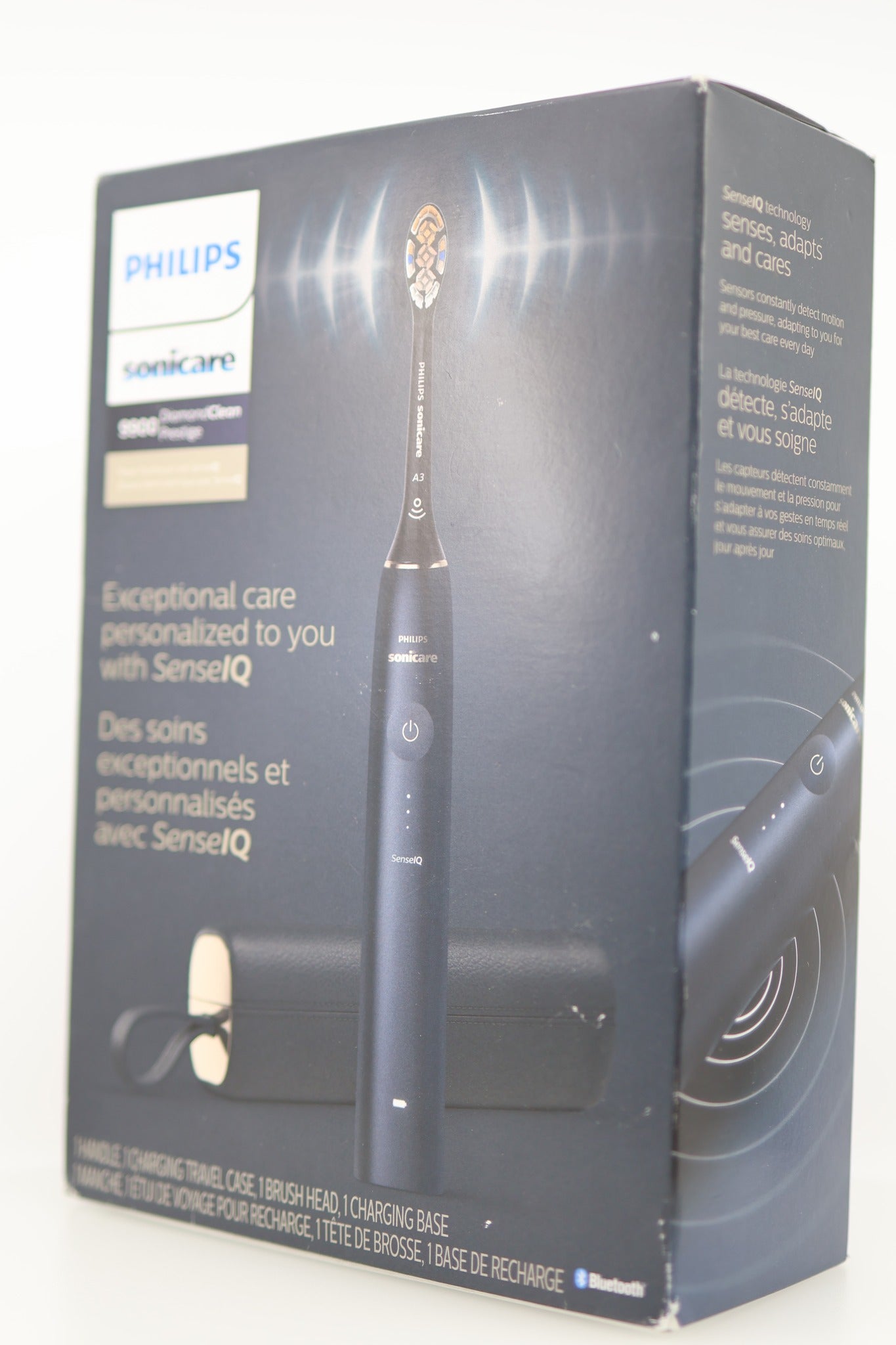 Philips Sonicare DiamondClean 9900 Box Front and Side Angle