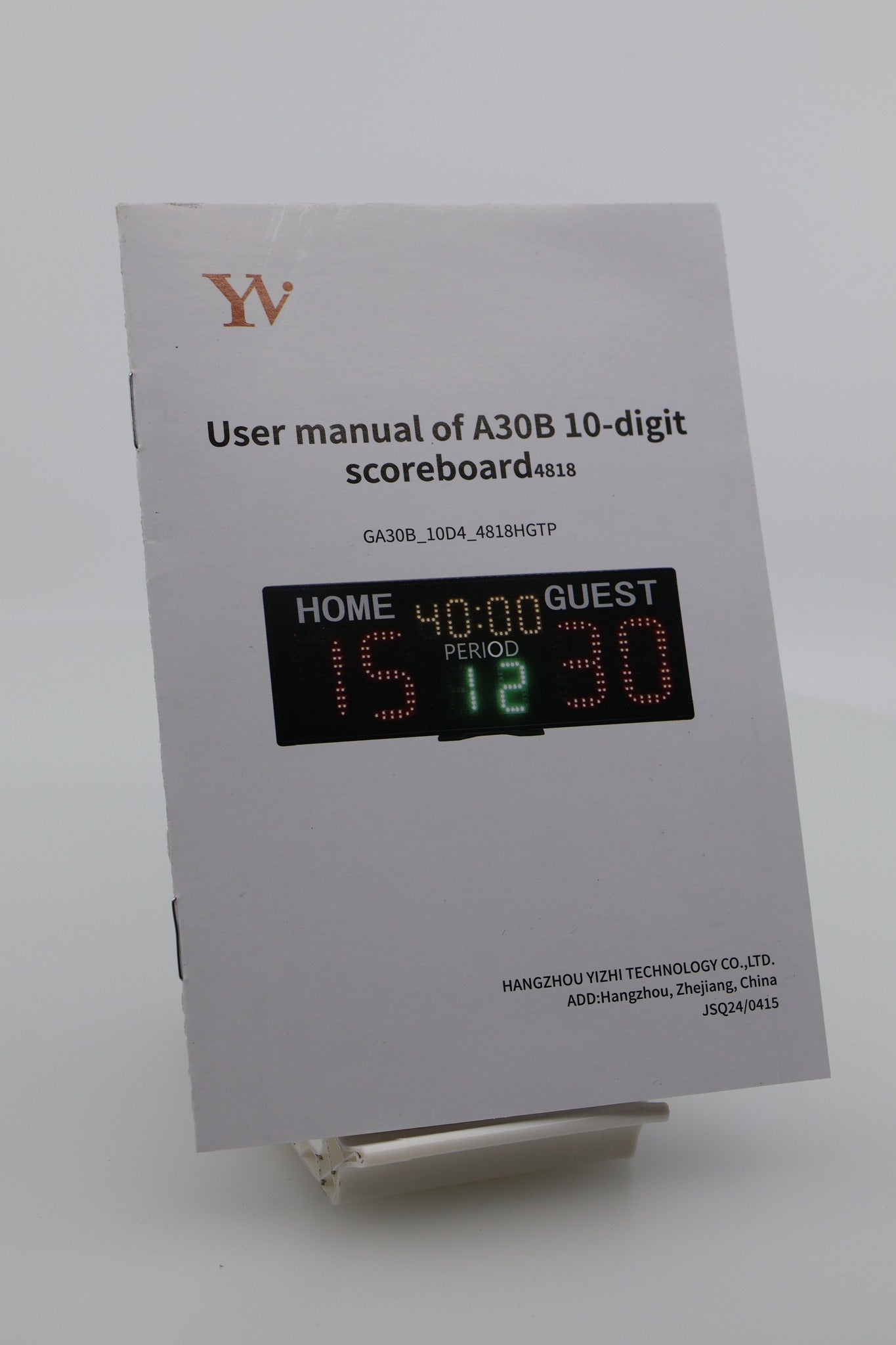 YZ LED Scoreboard user manual