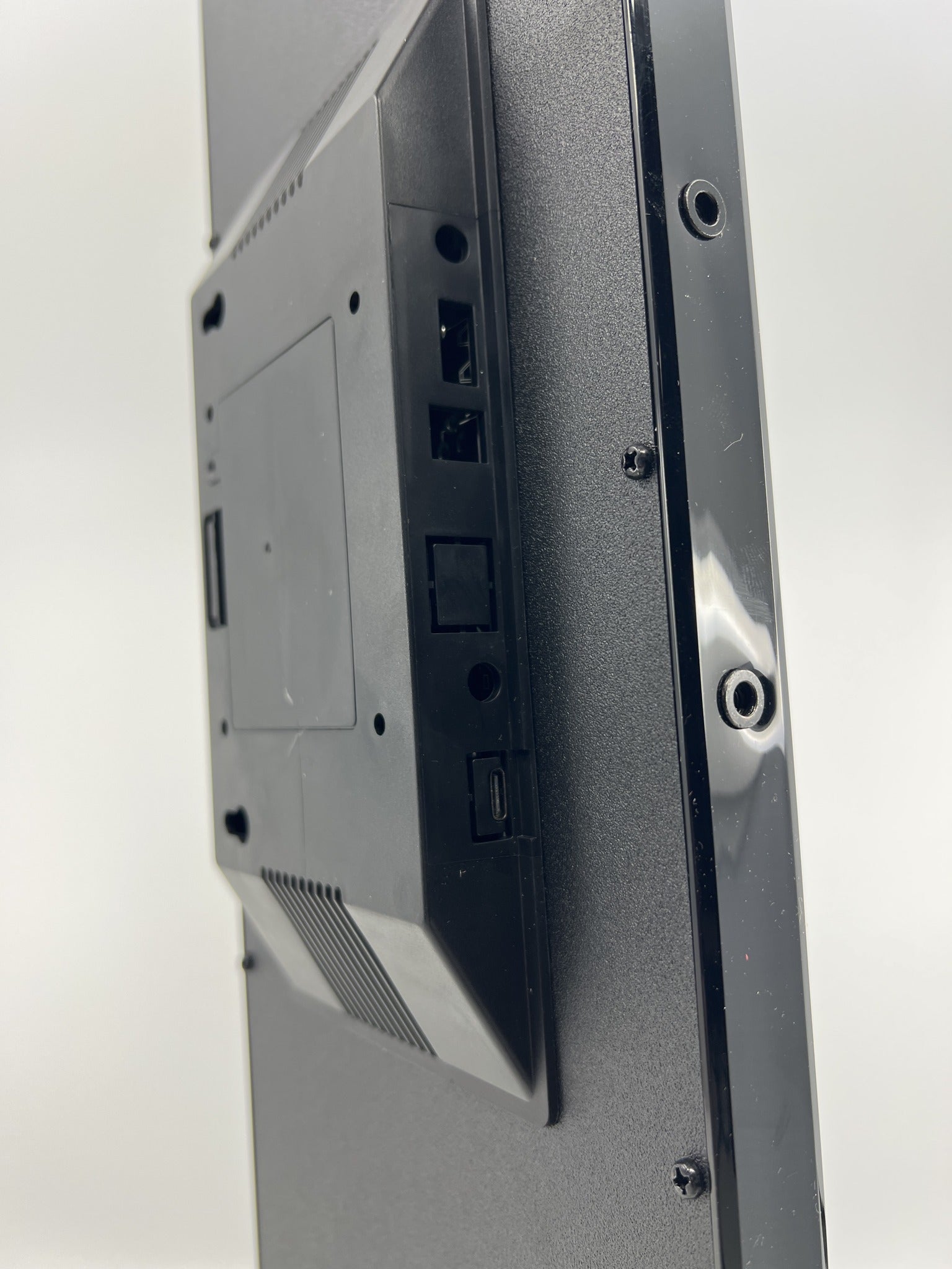 YZ LED Scoreboard side ports close-up