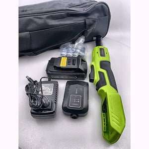 Tranger Cordless Ratchet Wrench full kit laid out