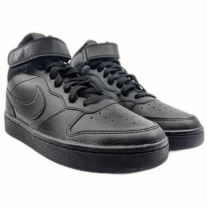 Nike Court Borough Mid 2 Triple Black Sneakers Pair