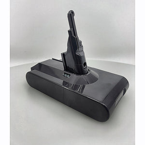 Dyson V8 replacement battery side angle view