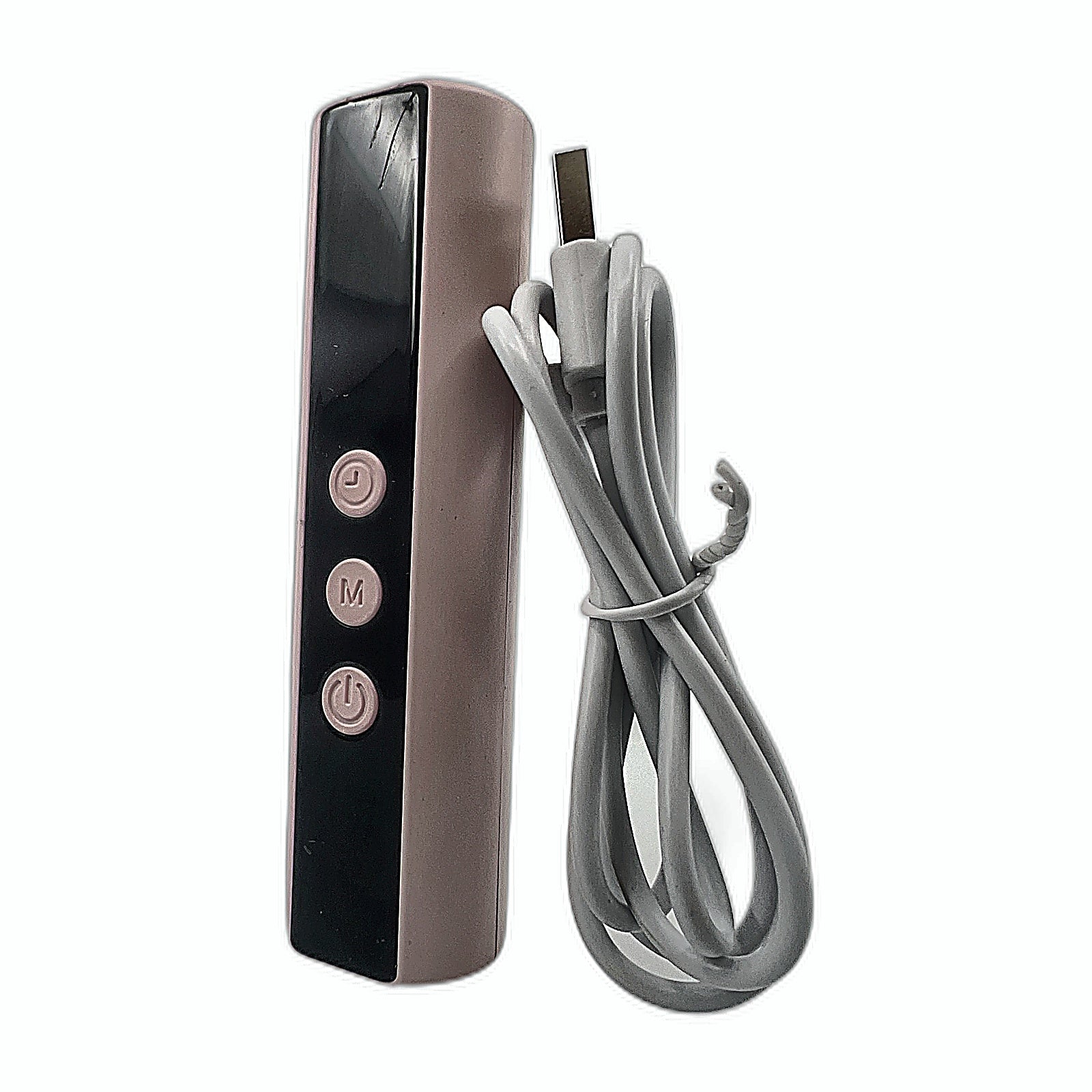 NVBOTY remote control and USB cable with cracked display panel