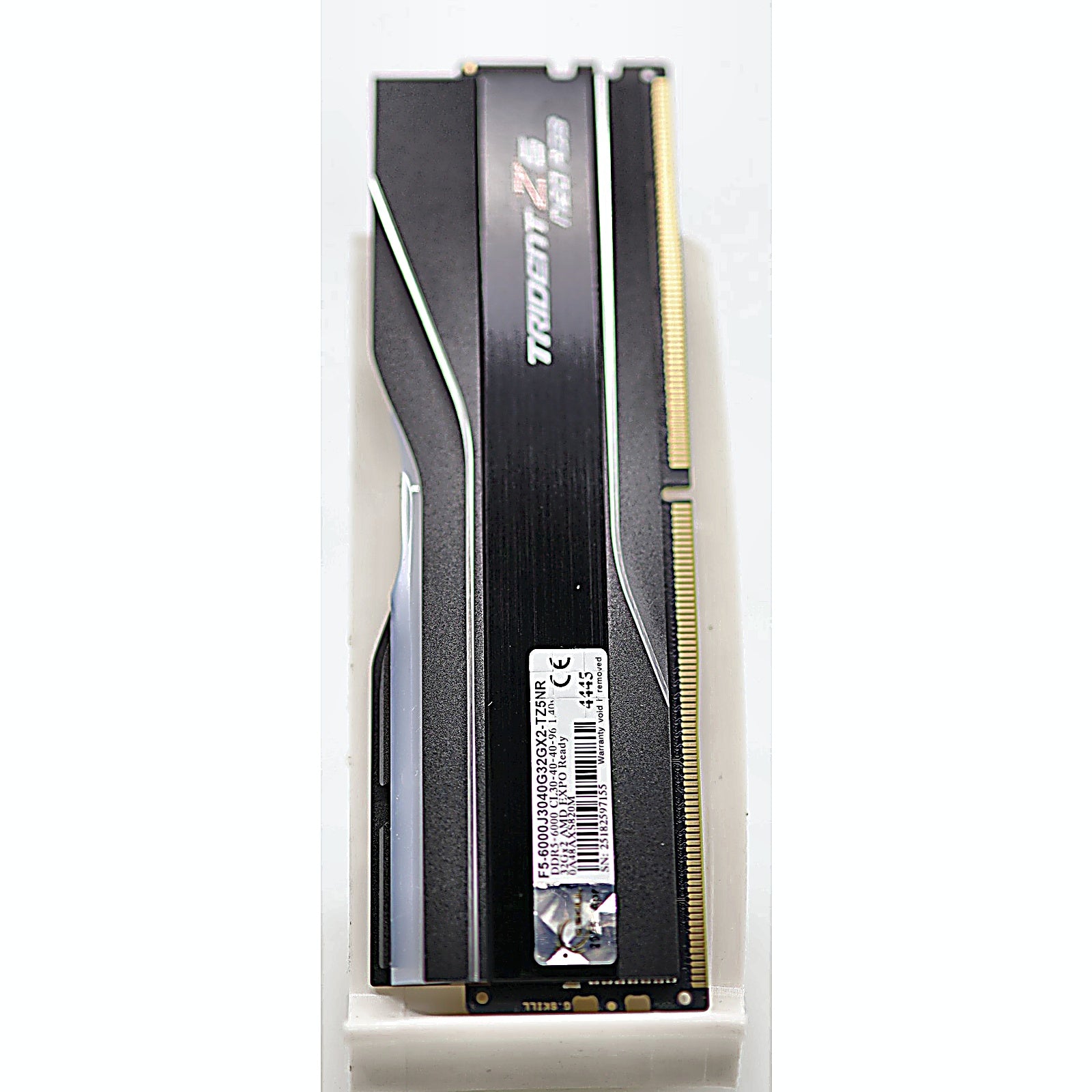 G.Skill Trident Z5 Neo RGB DIMM with spec sticker side