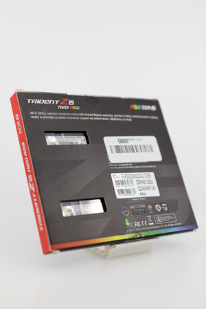 G.Skill Trident Z5 Neo RGB DDR5 box rear angle